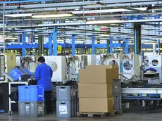 Lo stabilimento produttivo di Electrolux a Porcia, in Friuli