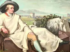 Johann Heinrich Wilhelm Tischbein (1751-1829), “Goethe nella campagna romana”