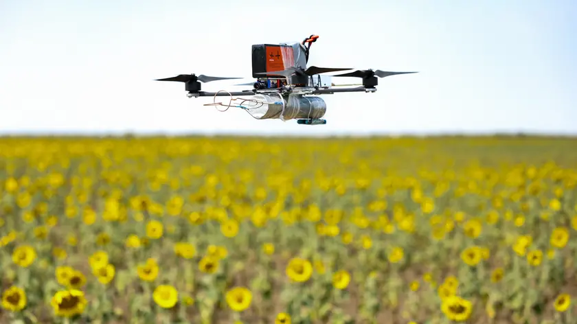 Un drone. A Venezia il giallo delle minacce russe a un'azienda che li realizza