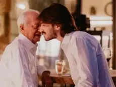 Leonardo Del Vecchio con il figlio Leonardo Maria