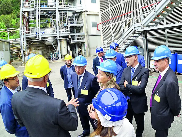 Un sopralluogo all’ex Miteni di Trissino