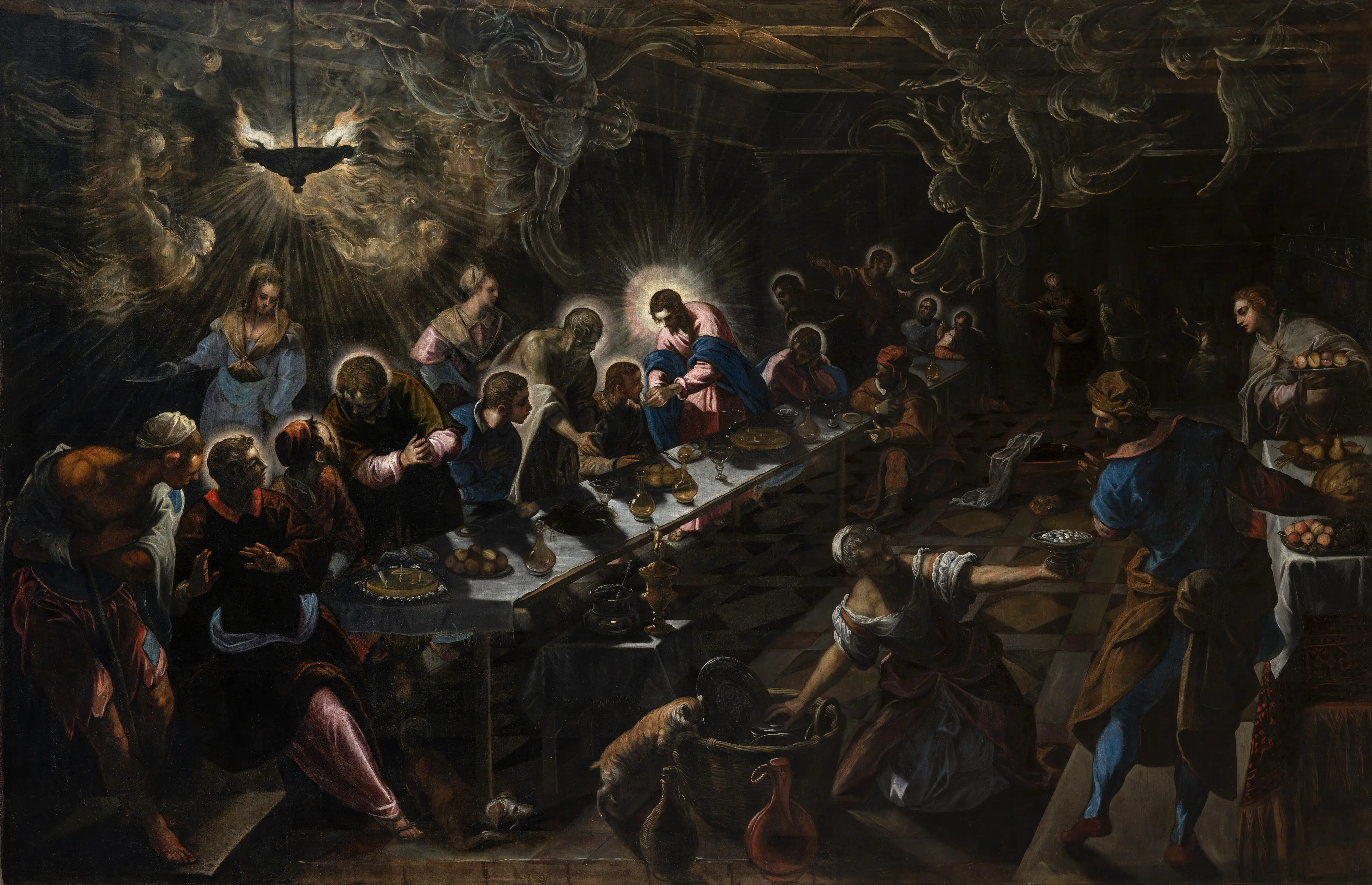 L'Ultima Cena dopo il restauro (Foto De Fina)