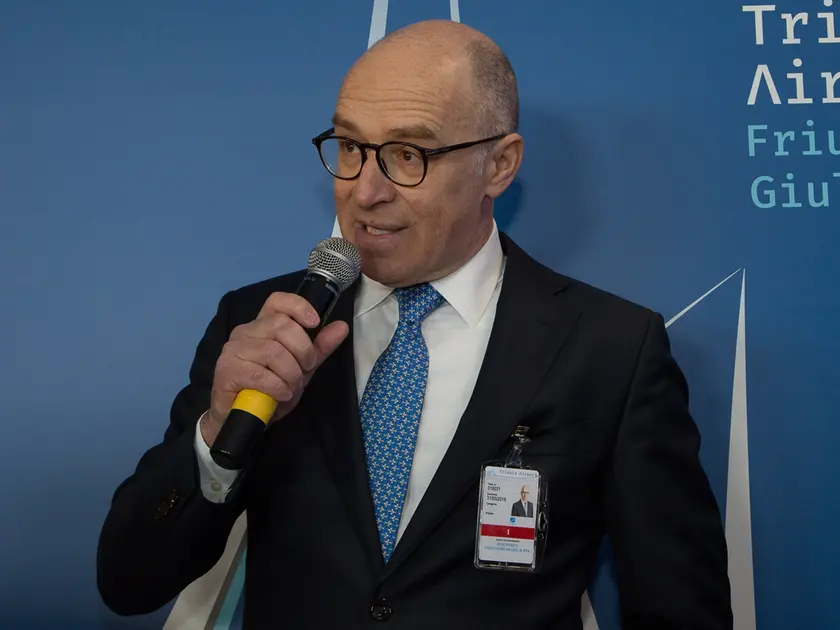 Il presidente del Trieste Airport Antonio Marano