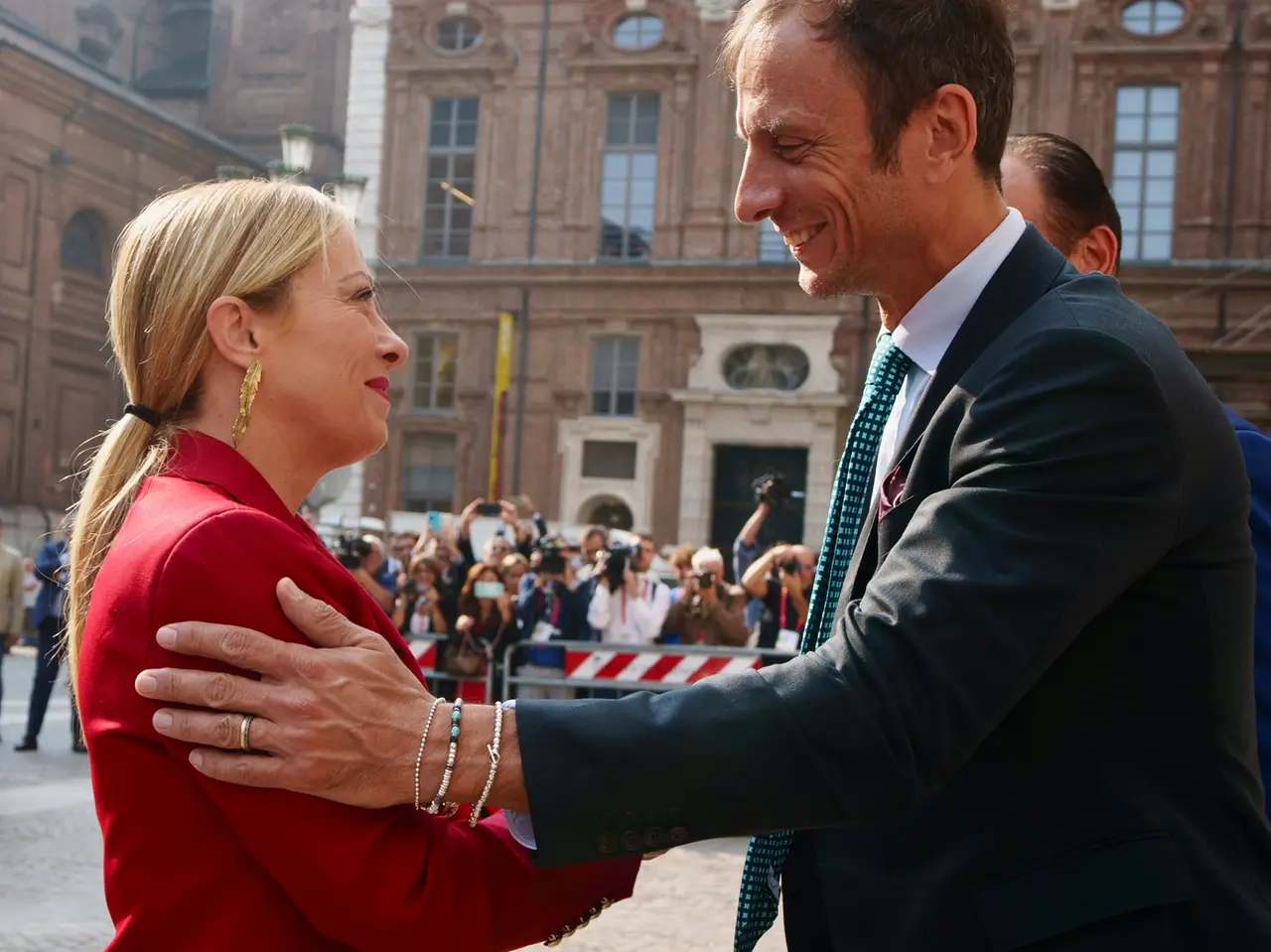Giorgia Meloni e Massimiliano Fedriga