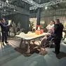 Lo stand della friulana Gervasoni (gruppo Dexelance) al Salone del Mobile di Milano