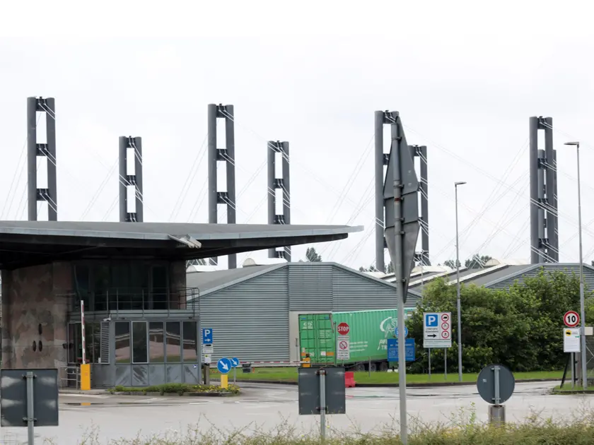 Lo stabilimento di Benetton a Castrette di Villorba