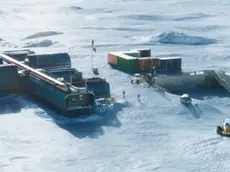 Una scena di "Antartica – Quasi una fiaba"