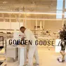 L'interno dello stabilimento di Golden Goose