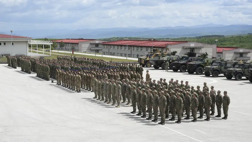 L’esercitazione congiunta Nato-Serbia (foto Nato)