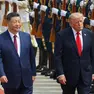 Xi Jinping e Donald Trump (foto Epa)