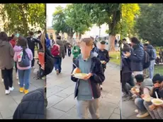 Uno screenshot tratto dal video pubblicato dall'associazione umanitaria Linea d'Ombra