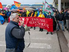 Una manifestazione all'Electrolux di Porcia