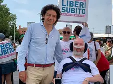 Marco Cappato assieme a Stefano Gheller