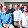 Da sinistra Matteo Pecori, Giovanni Marta, Valentino Girardi, Federico Favero, Gianluigi Alberici, Marco Dalla Libera, Giulio Marco