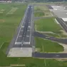 La pista d'atterraggio dell'aeroporto di Catania