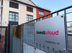 L’ingresso dell’azienda Investcloud Italia in via della Pila a Marghera