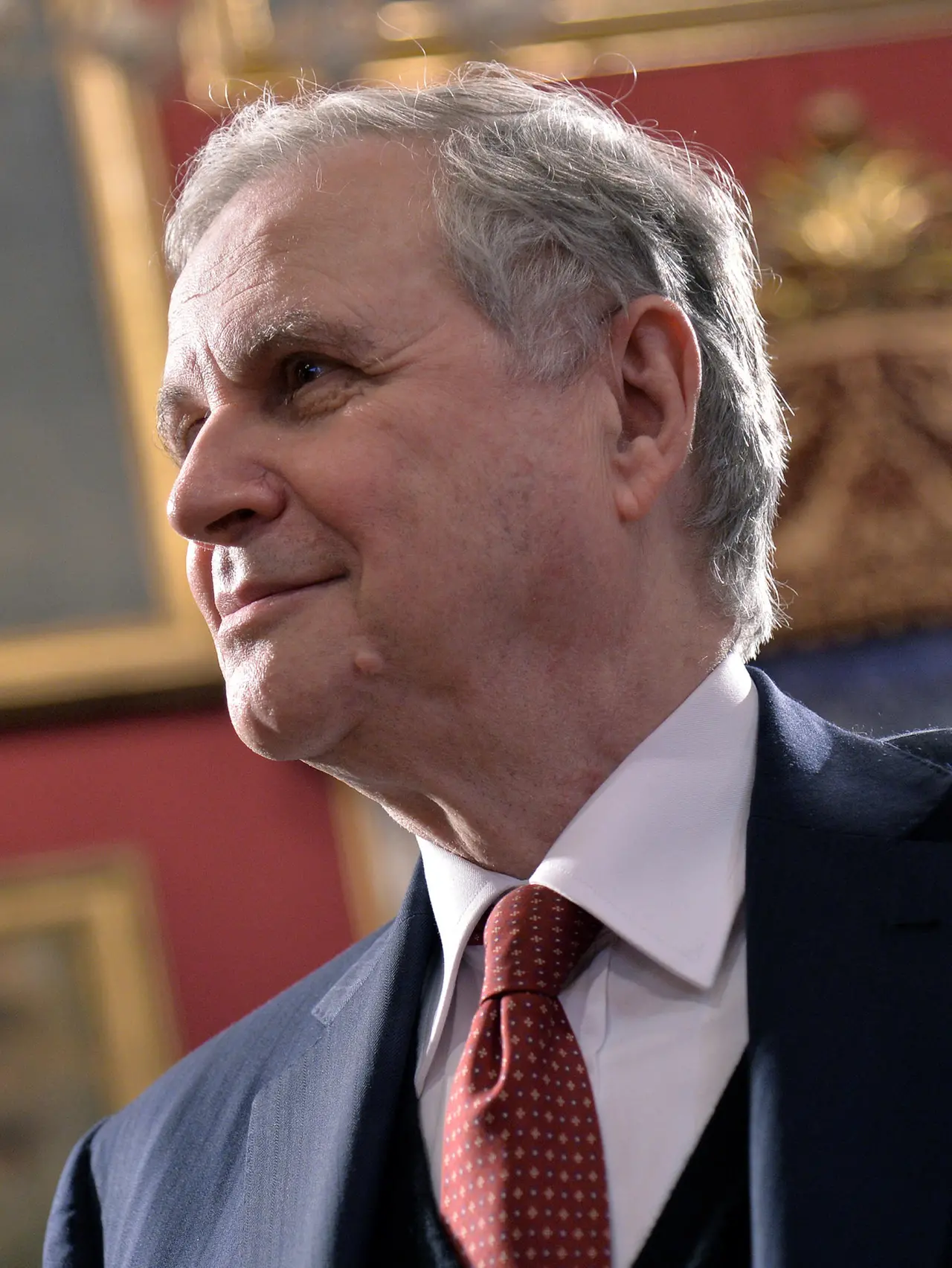 Il Governatore della Banca d'Italia Ignazio Visco alla prima edizione del ÃPremio Bancorà istituito dall'Associazione Guido Carli presso la Galleria Doria Pamphilj .Roma, 24 novembre 2022. .ANSA/FABIO CIMAGLIA..
