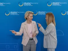 La presidente del Consiglio Giorgia Meloni e la presidente del Consiglio europeo Ursula Von Der Leyen