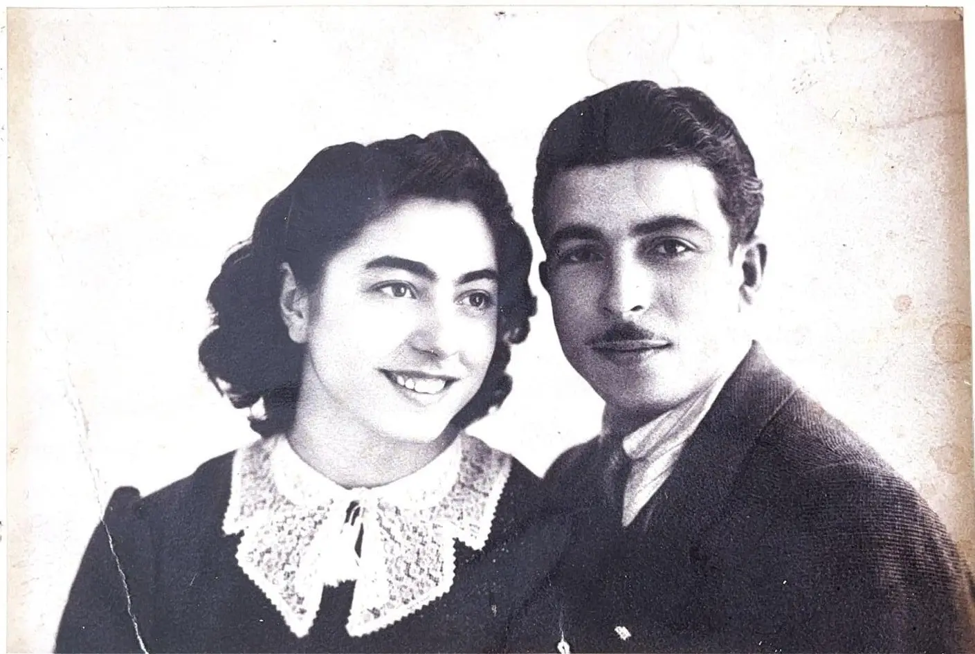 Emma Mattiuzzo con il marito Gino Scomparin