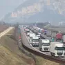 Camion sull'autostrada del Brennero