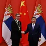Il presidente Xi Jinping con Aleksandar Vučić
