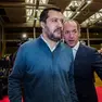 IMPORTEDNEMSANIFALL | IMPORTEDNEMSANIF0 | 09/02/2019 Vicenza, Centro Sport Palladio, Assemblea Risparmiatori Banche Venete; nella foto Matteo Salvini con Luca Zaia