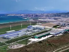 Il rendering dell'acciaieria green di Piombino