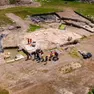 Un'immagine degli scavi di Aquileia dall'alto