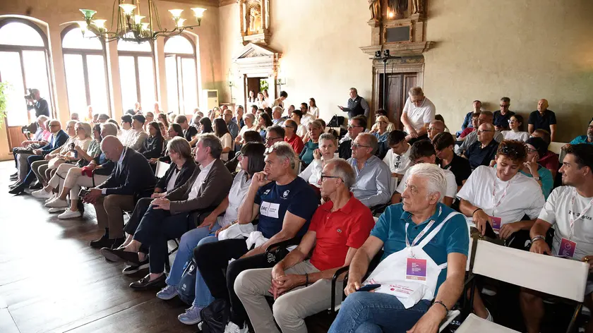 Il pubblico dello Sport business forum a Belluno