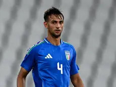 Fabio Chiarodia con la maglia azzurra