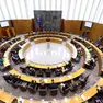 L’aula del Parlamento di Lubiana