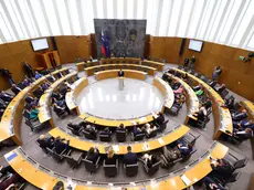 L’aula del Parlamento di Lubiana