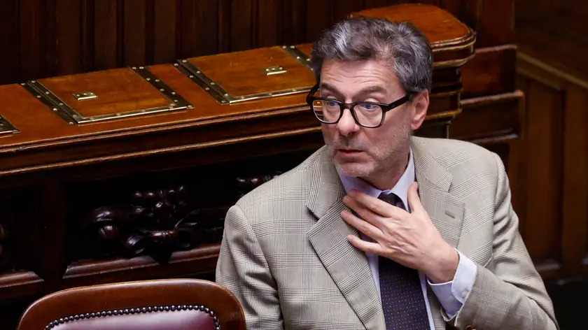 Il ministro dell’Economia, Giancarlo Giorgetti (foto Ansa)