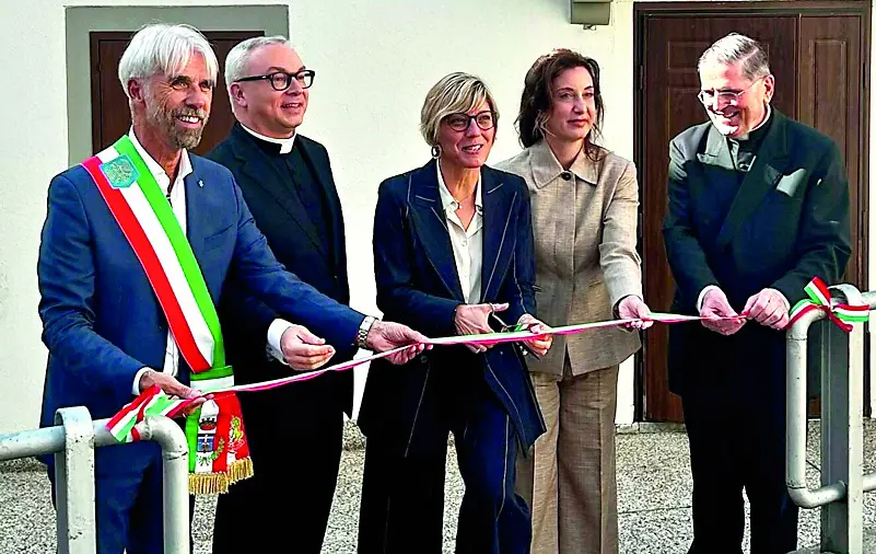 L'inaugurazione della ventiduesima edizione della mostra internazionale d'arte