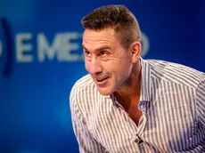 Roberto Vannacci ospite di Lilli Gruber a “Otto e mezzo” (foto Ansa)