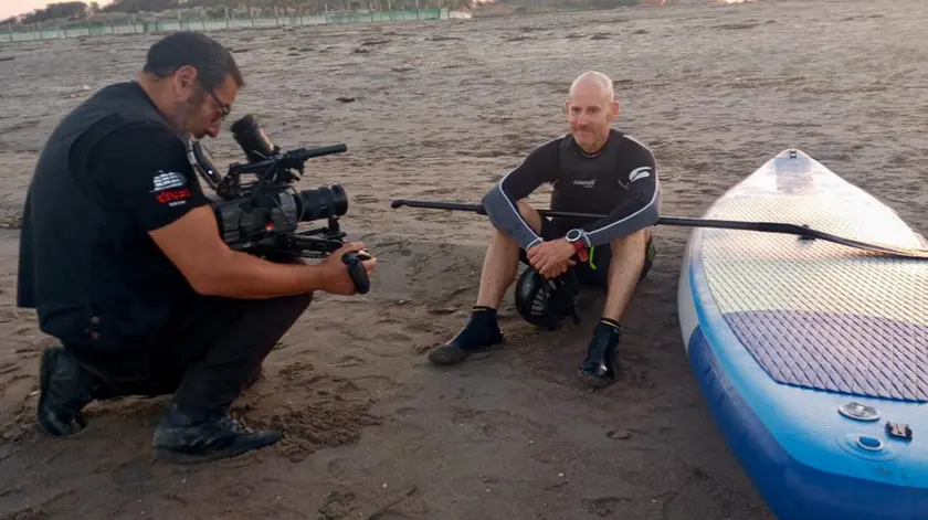 Le riprese del film "Come l’acqua del fiume Brenta" di Francesco Leitner con protagonista Nicola Zamuner