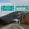 L'autostrada al passo del Brennero tra Austria e Italia