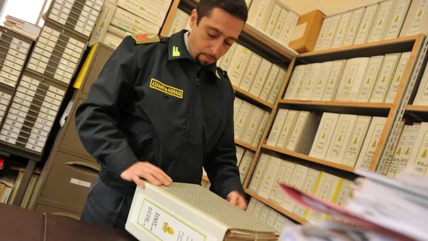 Una verifica da parte della Finanza