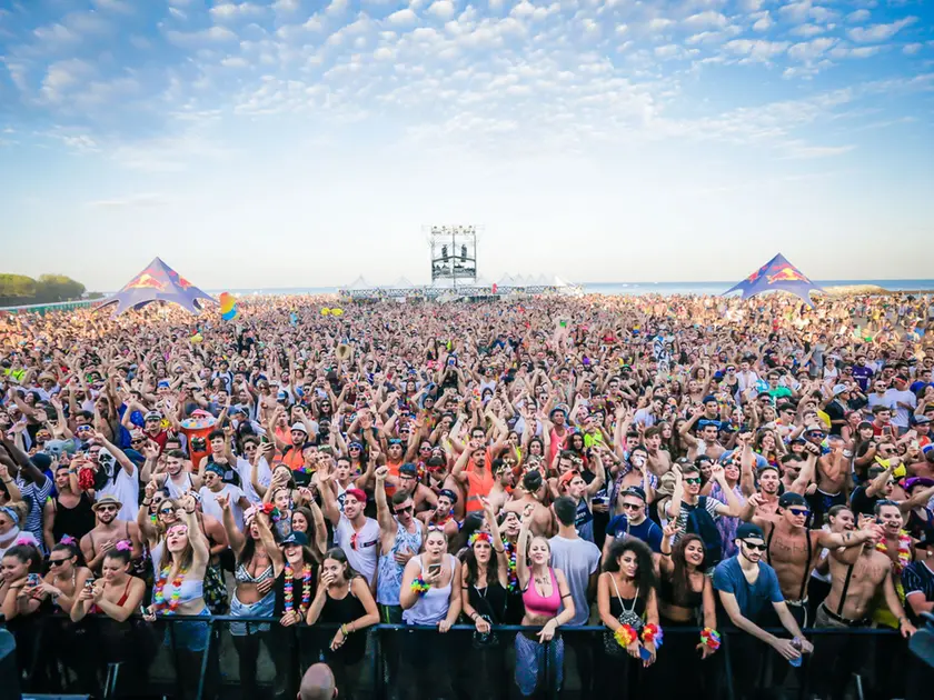 Una festa in spaggia a Jesolo