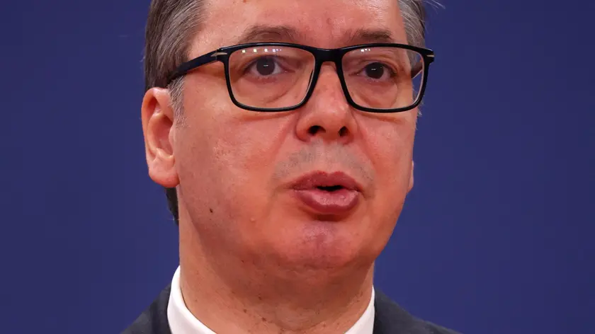 Il presidente serbo Aleksandar Vucic