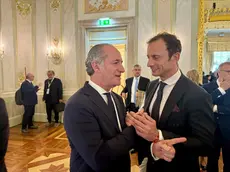 Zaia e Fedriga nel maggio 2025 al Festival delle Regioni e delle Province autonome (Foto dal profilo Fb di Fedriga)
