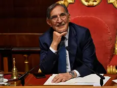 Il presidente del Senato Ignazio La Russa (foto Ansa)