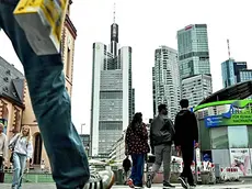 Il quartier generale di Commerzbank a Francoforte, in Germania