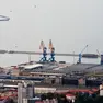 Trieste, panoramica del porto