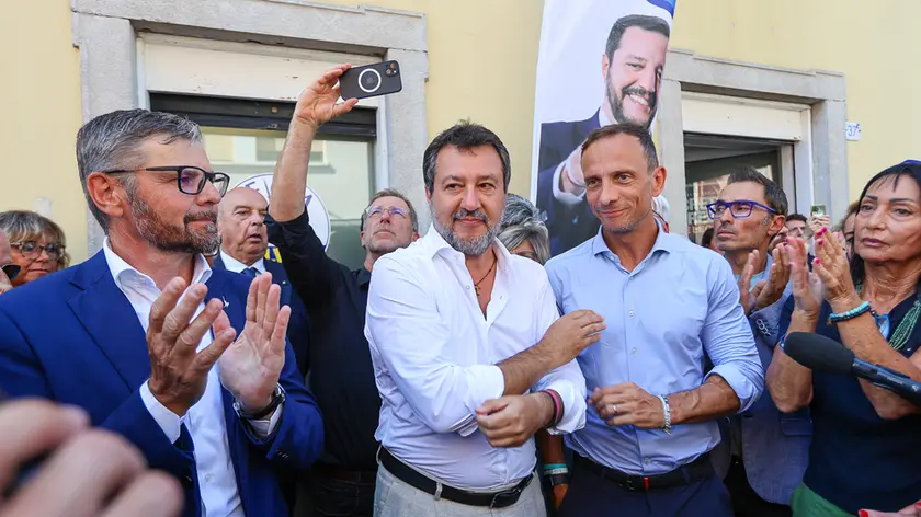 Matteo Salvini con Fedriga