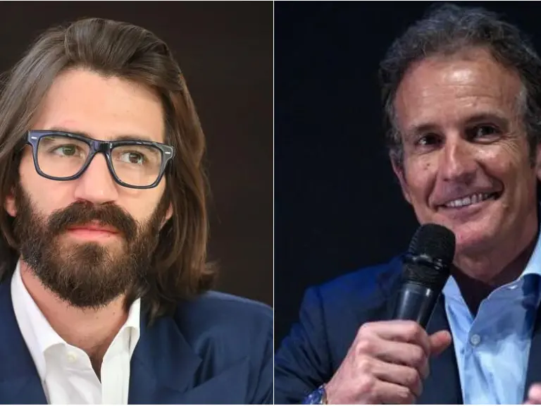 Leonardo Maria Del Vecchio e Luciano Benetton