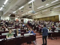 Lezione in un’aula universitaria