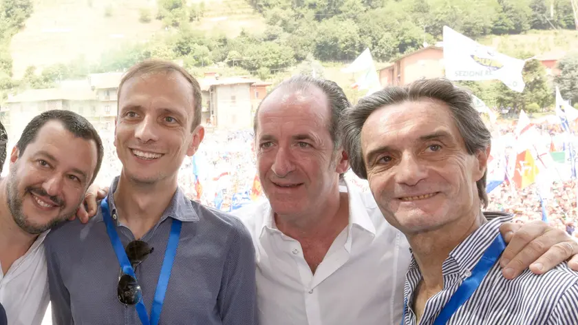 Salvini, Fedriga, Zaia e Fontana