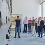 La visita alla cabina elettrica di Roiano (foto Massimo Silvano)