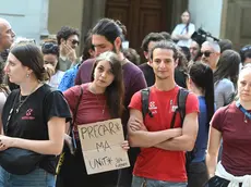 Una manifestazione di giovani precari